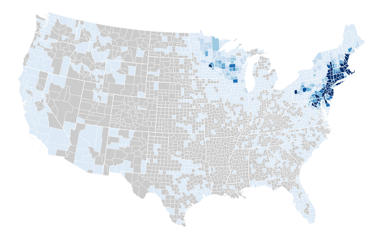 Lyme Disease cases nationwide from 2007-2011